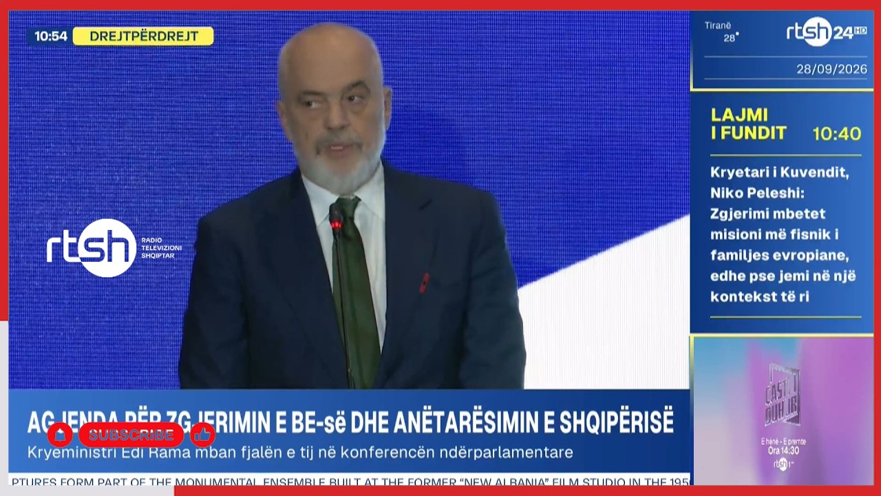 Rama: BE të mos e lërë në baltë Ballkanin Perëndimor, në të kundërt do jetë dështimi më i madh i saj. Rajoni të jetë pjesë e tryezave të Europës