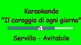 Karaoke Italiano -  il coraggio di ogni giorno - Enzo Avitabile - Peppe Servillo ( Testo )