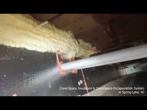 Crawl Space Insulation & CleanSpace Encapsulation System in Spring Lake, NJ