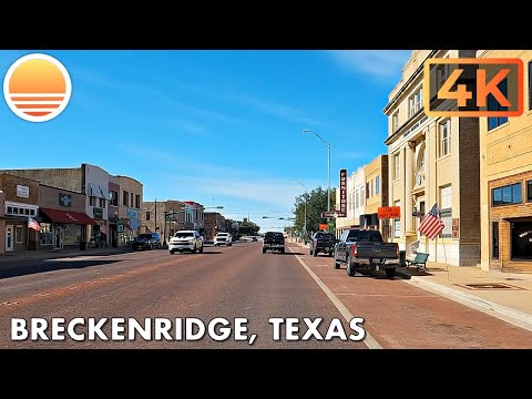 Breckenridge, Texas! Drive with me through a Texas town!