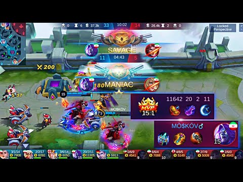 Top 1 Global Moskov/Best Savage & Maniac Build