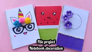 3 Easy DIY Notebooks For Back to school / How to d