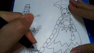 リュウマが描いたオリジナルキャラクター