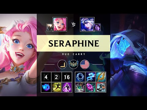 Seraphine Carry vs Ashe - NA Challenger Patch 25.05