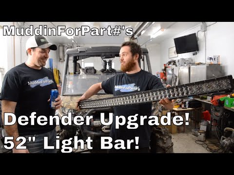 Defender Aux Beam Light Bar Install How-To