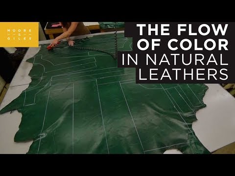 Understanding the Flow of Color in Natural Leather