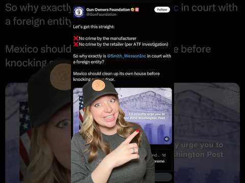 Targeting US Gun Manufactures... For No Crime?!? #shortsvideo #2ndamendment #shortsfeed #shorts Thumbnail