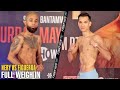 LUIS NERY VS BRANDON FIGUEROA - FULL WEIGH IN & FACE OFF VIDEO