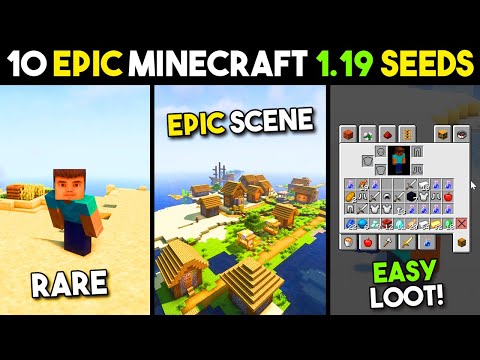 Lazy Assassin - 10 *EPIC* Minecraft 1.19 SEEDS You Need To TRY In 2022 😍 | Rare Biome, Base, OP Loot ..... & More