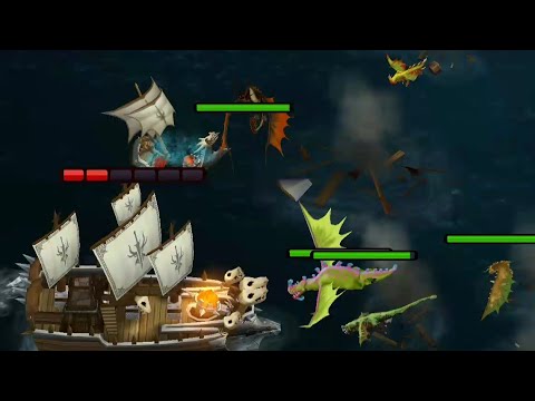 Defending Berk with all the Seedling Dragons - VS Fleet 58 & 59 - Dragons:Rise of Berk