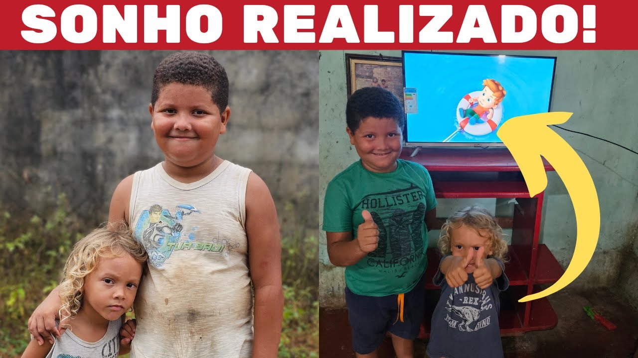 ESSE GAROTO ME FEZ CHORAR! REALIZAMOS O SONHO DESSA HUMILDE FAMÍLIA
