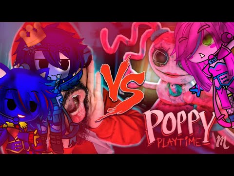 Poppy Playtime e rainbow friends react a Mommy long Legs (Poppy Playtime)Vs Mussoumano-batalha gamer