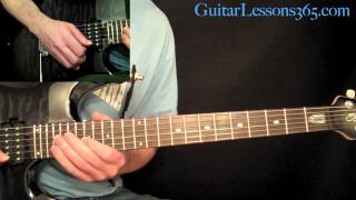 Nothin But A Good Time Guitar Lesson Pt.2 - Poison - Guitar Solo & Outro Solo