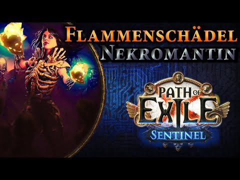 [3.20] Popcorn SRS - Build | Flammenschädel (Raging Spirits) - Nekromantin | Path of Exile | Deutsch