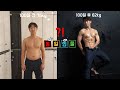 일반인 100일간의 바디프로필 도전 -13kg . 치팅없이 100일이면 얼마나 몸이 변할까?
