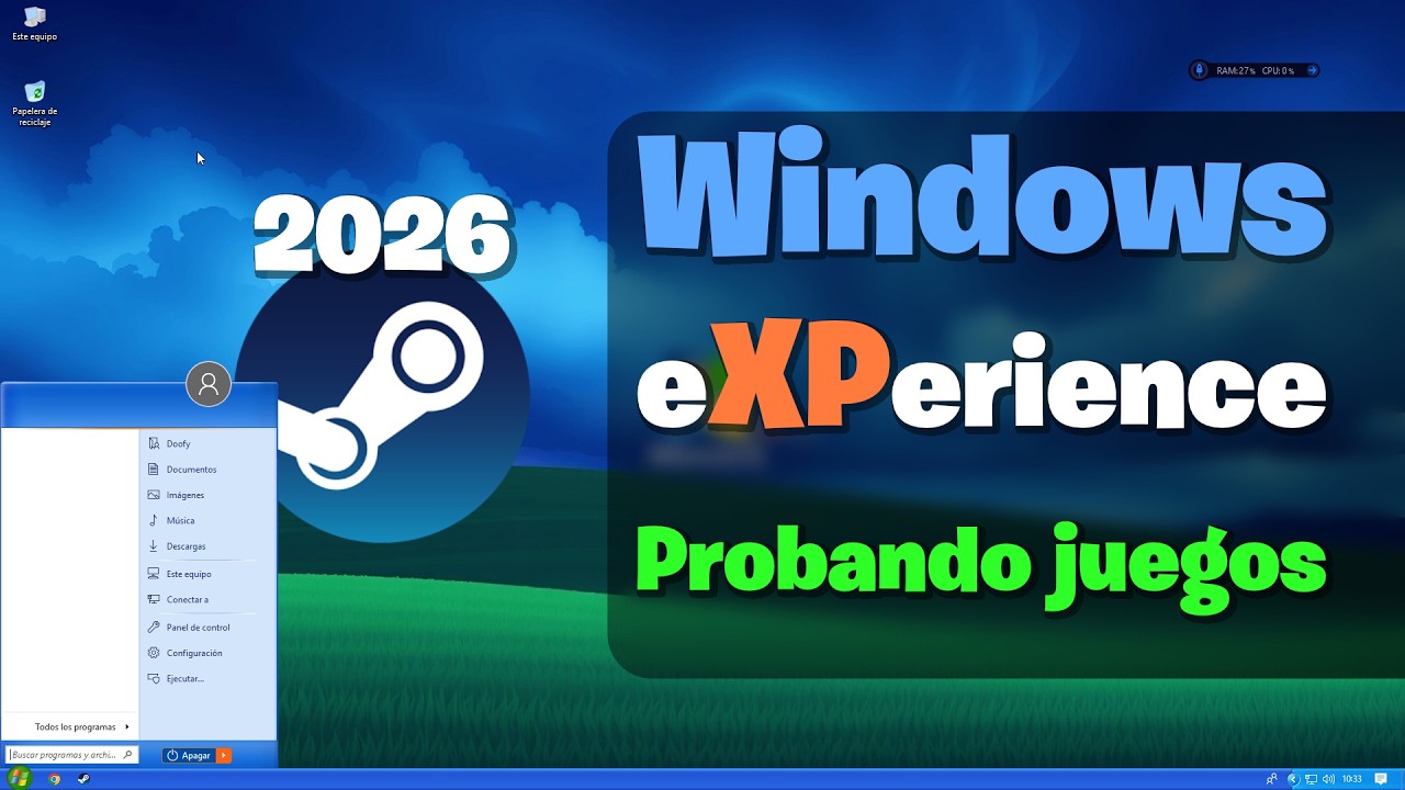 Windows XP 2026: ¿El Sistema Ideal para PC de Bajos Recursos? #windowsxp #XP #minios #xdoofy92