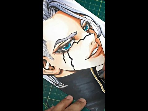 🪨 I DREW STANLEY SNYDER | DR. STONE | #boichi #shorts #art  🪨