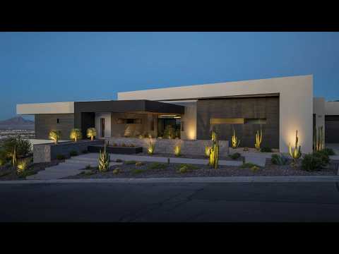Touring $12.5M Ultra Modern Custom Estate in MacDonald Highlands (Henderson, NV)