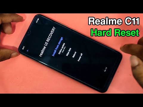 How to Realme C11 Hard Reset | Realme RMX2185 Pattern Unlock / Factory Reset Without PC |