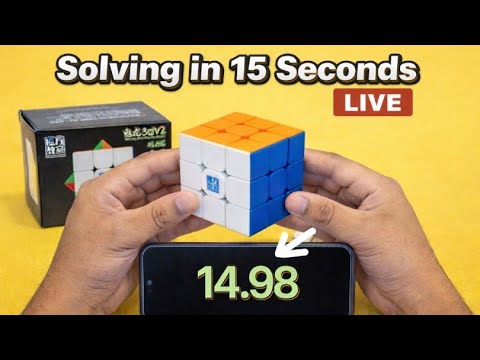 LIVE 🔴 Non-Stop 3x3 Rubik’s Cube Solving With Timer!