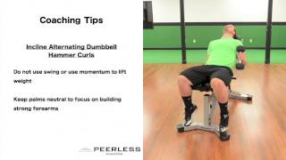 416. Incline Alternating Dumbbell Hammer Curls