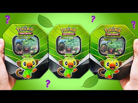 I OPEN 3 NEW RILLABOOM V TIN - Pokemon TCG Galarian Buddy Collection