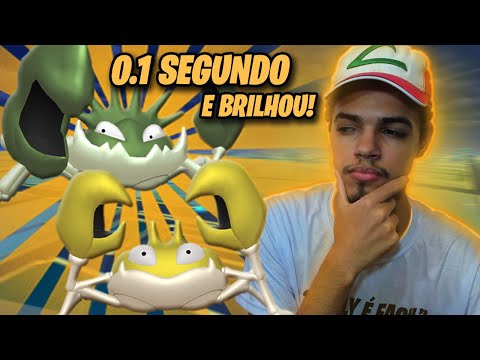 O SHINY MAIS RÁPIDO DA HISTORIA DA HORA DO HOLOFOTE! PEGUEI MUITO SHINY ✨  - POKÉMON GO