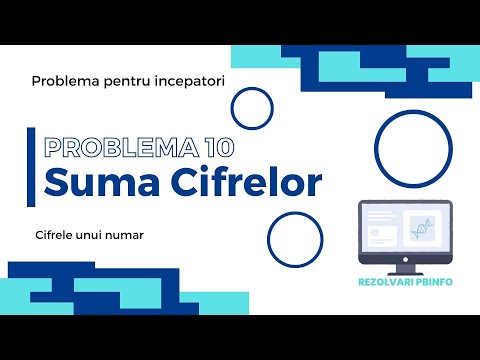 REZOLVARE Pbinfo || Problema 10 Suma Cifrelor (Problema pentru incepatori) [C++]