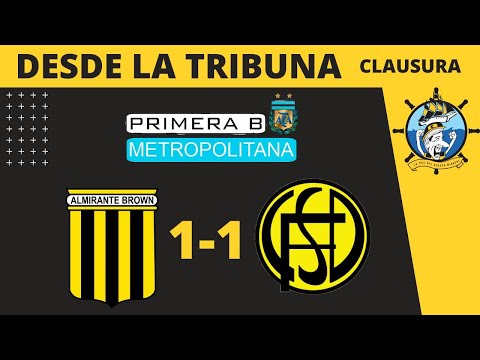 Almirante Brown 1 Fladria 1 | Fecha N°07 | Primera B Metro 2020| Desde La Tribuna