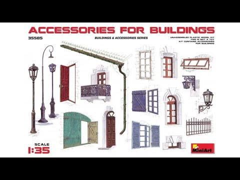 Accessories for Buildings MiniArt #35585 1 35 Scale for sale online 