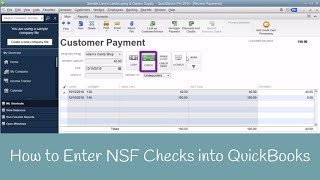 How to Enter NSF or Bounced Check in QuickBooks
