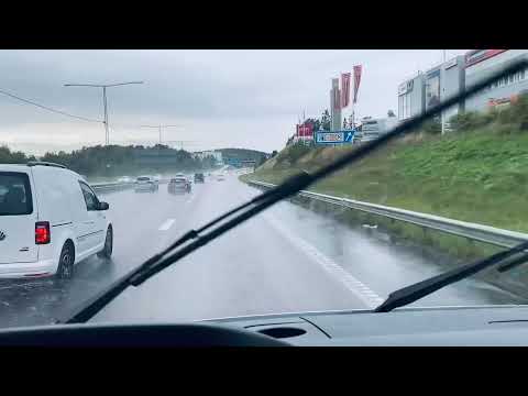 Driving in Rain “Stockholm to Märsta”