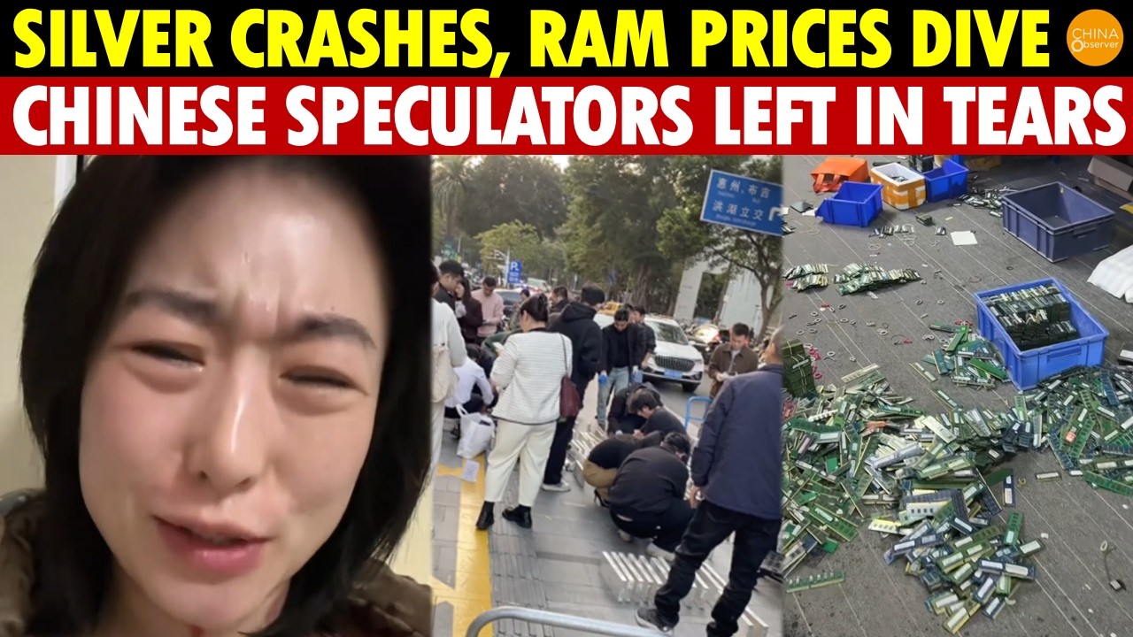 Silver Crashes, RAM Prices Dive, Chinese Speculators Left in Tears