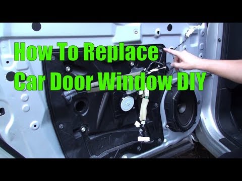 How To Replace 2008 Nissan Rogue Driver side door Window Glass