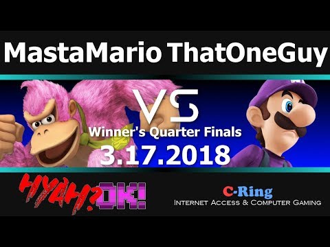 Cyber Smash Saturday #009 (Winner's) | MastaMario vs. ThatOneGuy