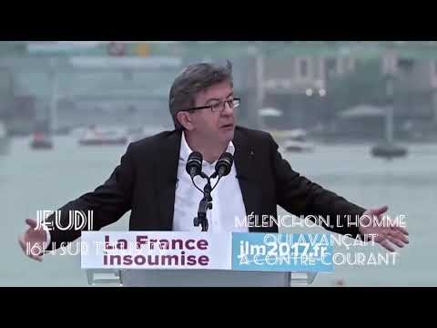 Spot '' Mélenchon l'homme qui avançait à contre-courant ''