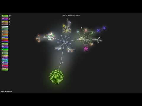 moode-player/moode - Gource visualisation