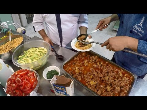 Ecuador Street Food. Cooking Lamb Meat and More. Seco de Chivo