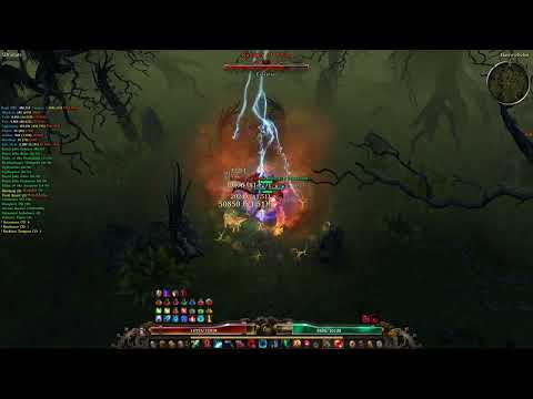 Grim Dawn 1.1.9.7 - Lightning Cyclone Templar vs Ravager of Flesh