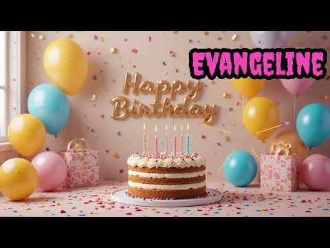 EVANGELINE happy birthday to you #happybirthdaysong #cake #happybirthday #birthday #birthdaymusic