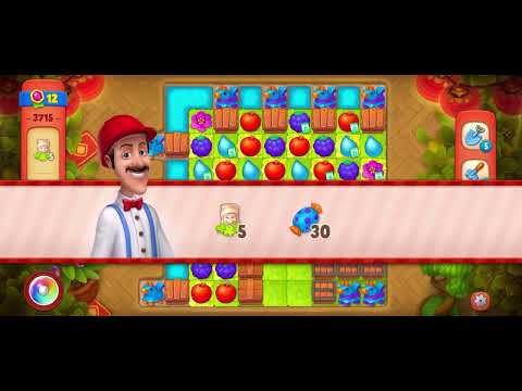 Gardenscapes: New Acres Hard Level 3715 Walkthrough