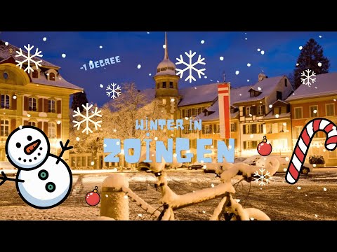 A Snowy Night Walk in Zofingen, Switzerland #switzerland #zofingen #winterinswitzerland