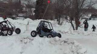 preview picture of video '2009 Winter Baja at Michigan Tech: 1st Endurance Race Set 1'