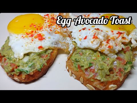 How To Make Avocado Toast With Egg | Avocado Recipes |Avocado Toast | Healthy Breakfast Toast Recipe