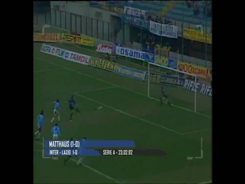 Stagione 1991/1992 - Inter vs. Lazio (1:0)