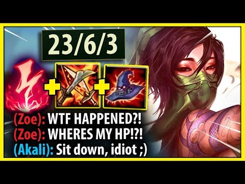 This Akali Build INSTANT One-Shots ANYONE...and FORCES Rage-Quits :) - League of Legends