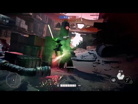 "Tiny, but mighty." Star Wars Battlefront 2 Heroes VS Villains on Jakku