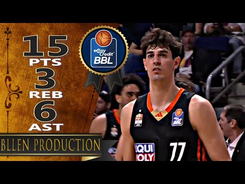 Ben Saraf - 15 Pts, 3 Reb, 6 Ast, 1 Stl, 1 Blk Highlights｜ALBA BERLIN vs ratiopharm Ulm｜2025.05.21