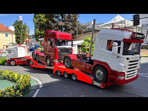 INSANE RC TRANSPORT TRUCKS SCANIA V8