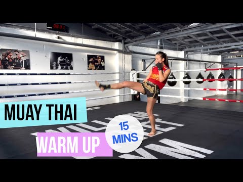 Muay Thai Warm Up - 15 Minutes | Shadow Boxing | No Equipment | Home Friendly with Spring Sia